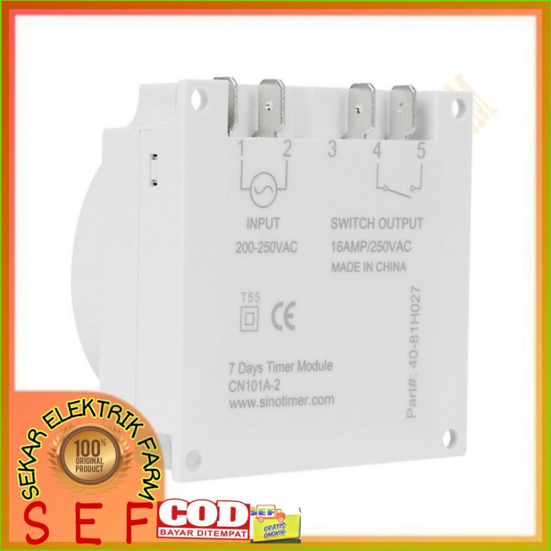 Weekly Programmable Electronic Timer CN101A AC 220V 16A CN 101A Switch