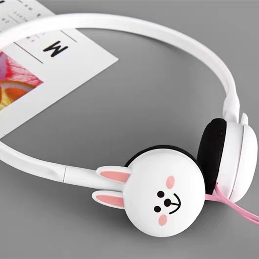 MIINII Headset/Handsfree Bando KN200/KN3017 Motif Karakter Lucu Imut Super Bass