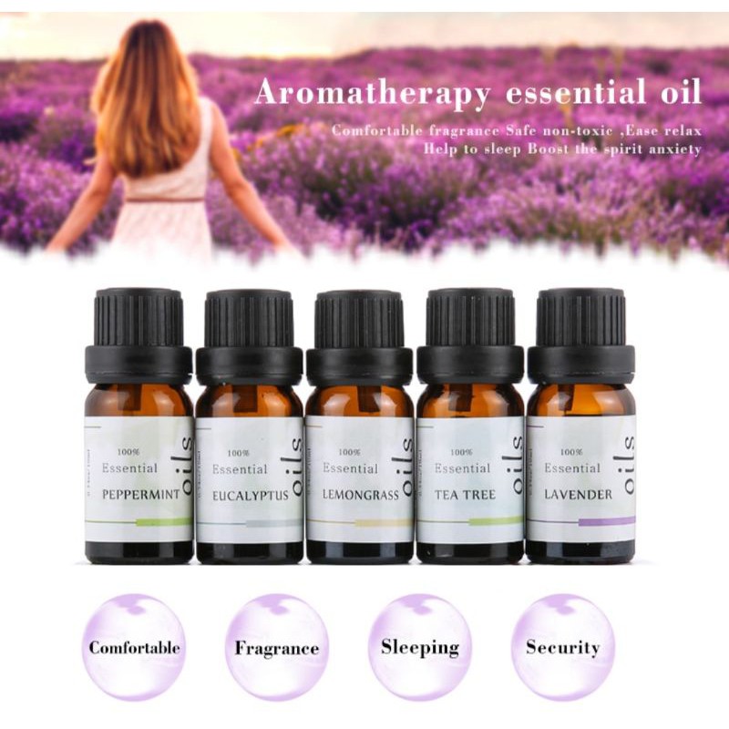 Humidifier Air 130/300ML/500ML/1000ML  Aromaterapi Difuser purifier-5 PCS ESSENTIAL PRO