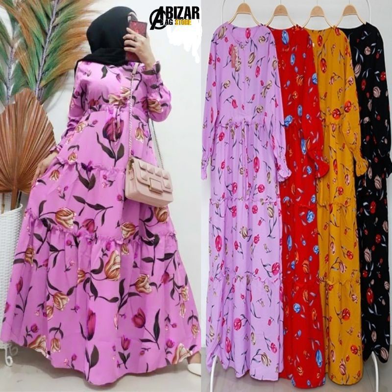 Gamis Hyget Rempel Motif Sultan dan Janda Bolong Terbaru Termurah terlaris kekiniani