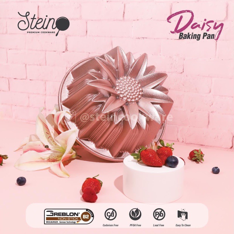 Stein Cookware Baking Pan (Daisy / Crystal)