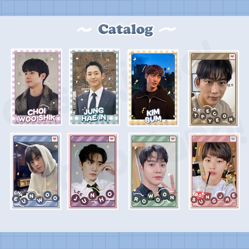 KEYRING AKTOR KOREA GANTUNGAN KUNCI KEYCHAIN DRAKOR ACTOR DRAMA KOREA KDRAMA CHOI WOOSHIK JUNG HAEIN KIM BUM OK TAECYEON CHA EUNWOO LEE JUNHO ROWOON YOOK SUNGJAE