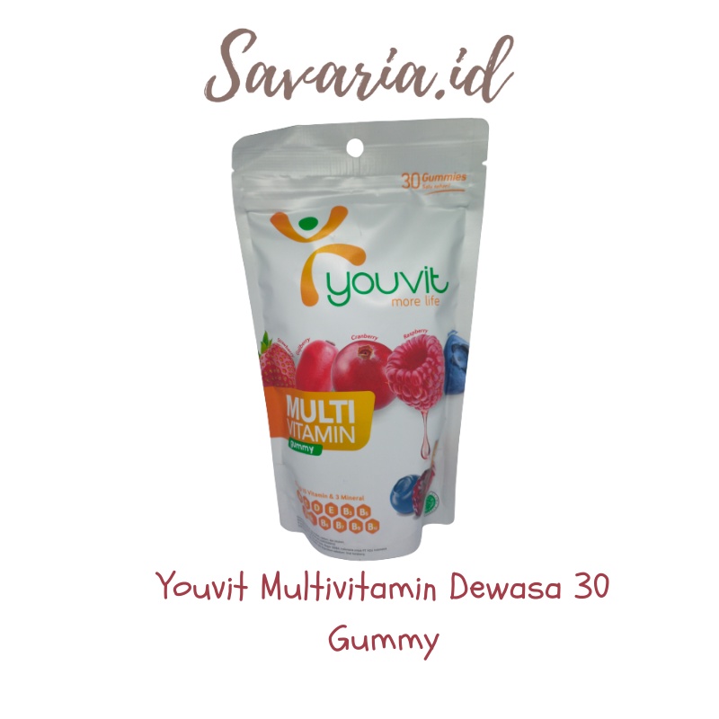 Youvit Multivitamin Dewasa 30 GUMMY