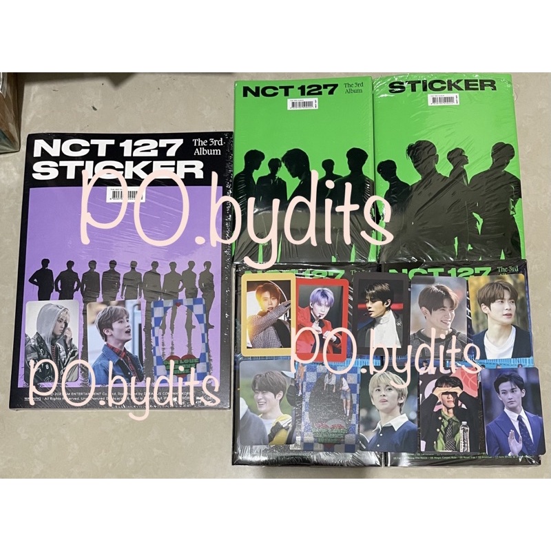 [READY STOCK] Album NCT 127 - Sticker (Photo Book ver.) Benefit Fansite Mark Jaehyun Official