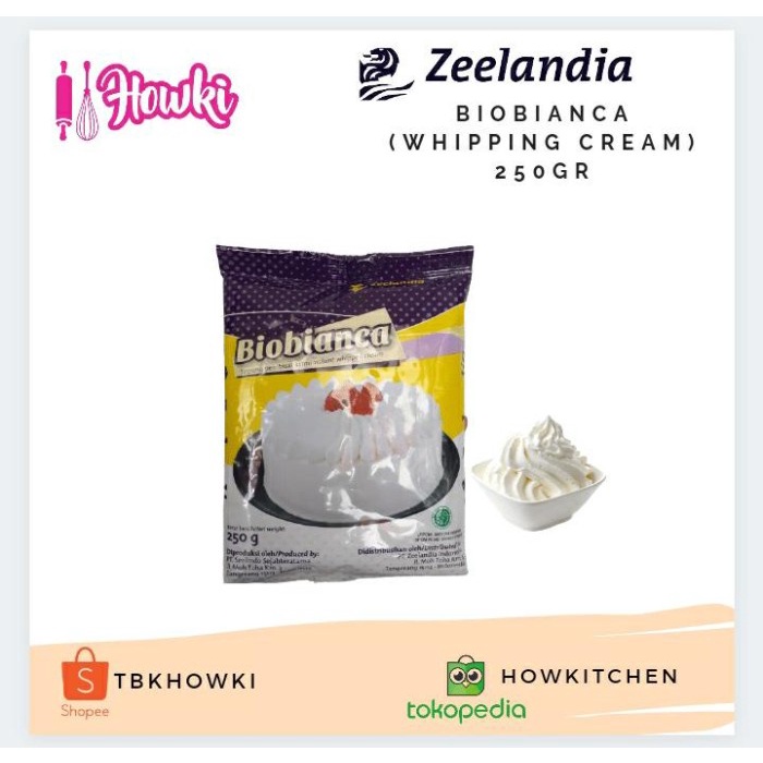 

Krim- Biobianca Whipped Cream / Tepung Pembuat Krim -Krim.