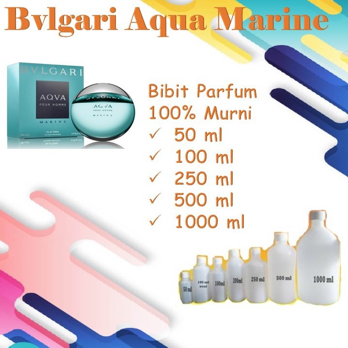 Bibit Biang Parfum Murni 100% BVLGARI BULGARI AQUA MARINE