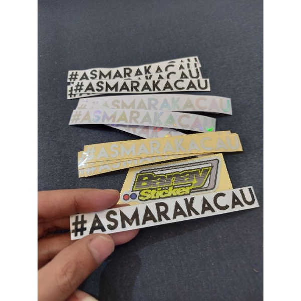 STICKER ASMARA KACAU STICKER ASMARAKACAU CUTTING