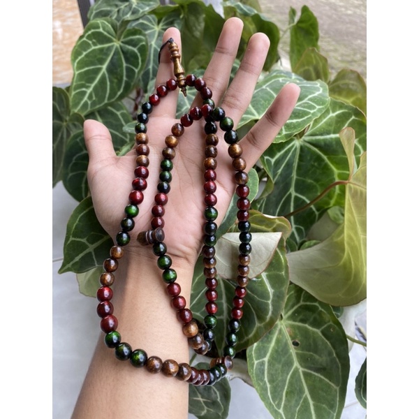 Tasbih akar Bahar/ Yuser Original kombinasi 3 warna