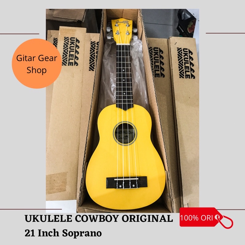 UKULELE COWBOY ORIGINAL UKULELE COWBOY SOPRANO KENTRUNG COWBOY KENTRUNG SOPRANO YELLOW