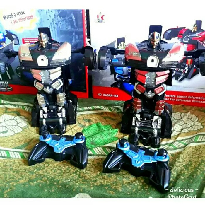 Mobil remot transformer gestur tangan remote control