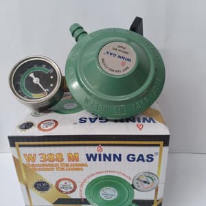 Regulator WINN GAS W 388 Manometer Otomatis untuk Tabung Bright