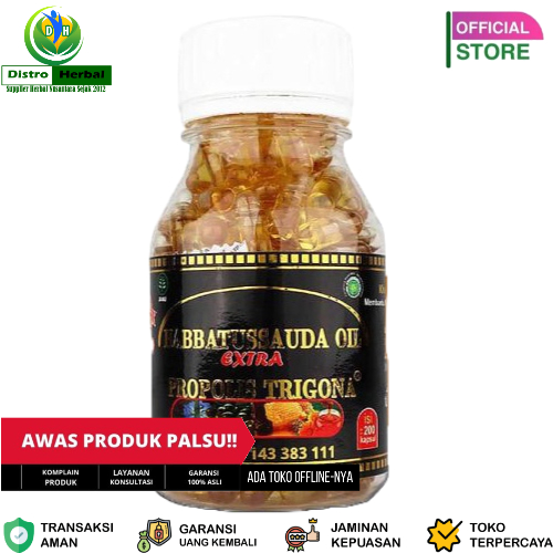 TERMURAHHH Habbatussauda Oil plus Propolis Trigona isi 200 Jogja Natural Herbal