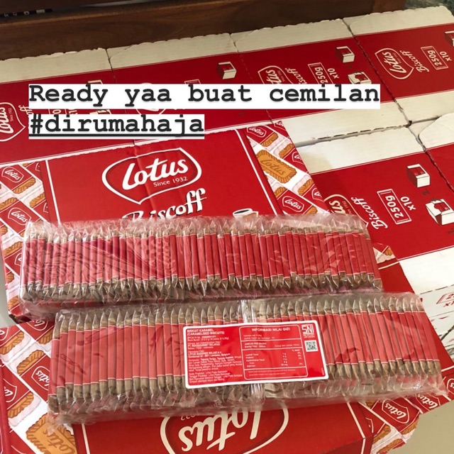 LOTUS BISCOFF Individual pack isi 50pcs