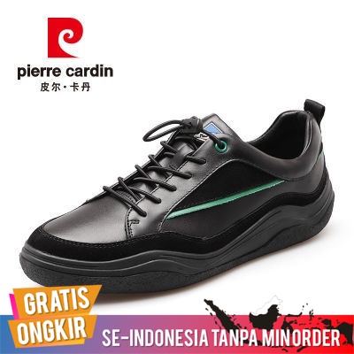 Sepatu Pria Import Kasual Pierre Cardin Original Formal Kulit Sepatu Kets Versi Youth Tide Korea