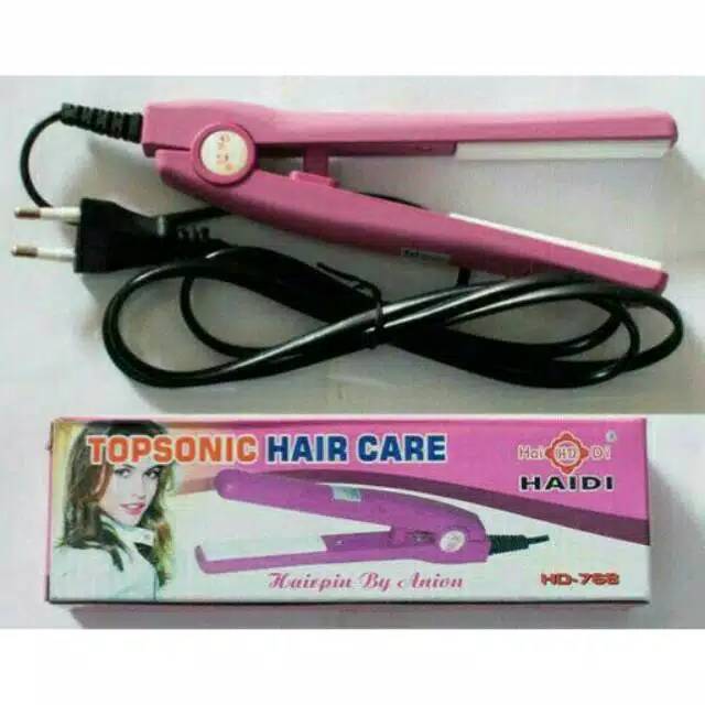 Catokan rambut catok mini haidi - Topsonic pelurus rambut - catokan multifungsi -  sealer plastik