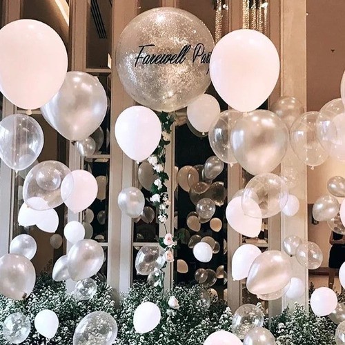 Balon Bening Transparan Clear Balloon Pesta Party Happy Birthday Ulang Tahun Mainan Toys Anak Kids Hias Hiasan Dekor Dekorasi Decoration Peralatan Perlengkapan Warna Warni Color Colorful Ecer Satuan Craft Crafting Wisuda Graduation Grosir Prakarya Malang