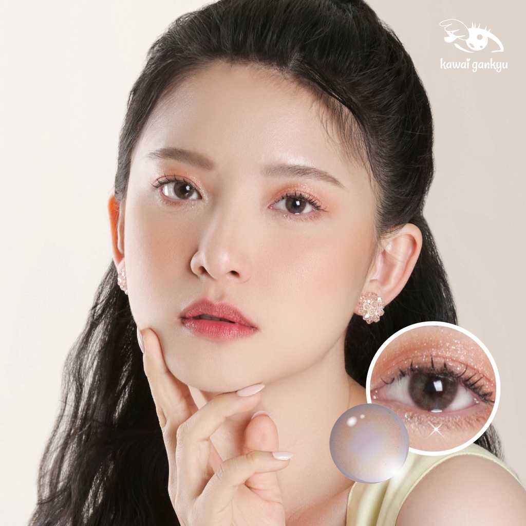 KawaiGankyu Softlens - Princess Vonvon Brown (1botol)