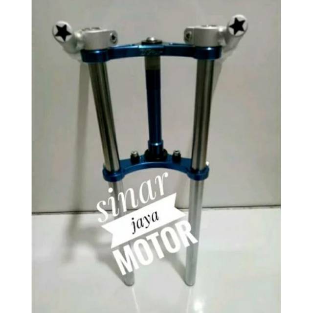 Segitiga drag depan ayam jago avacham plus stang drag 15 drajat  diameter as 26 two jupiter  z