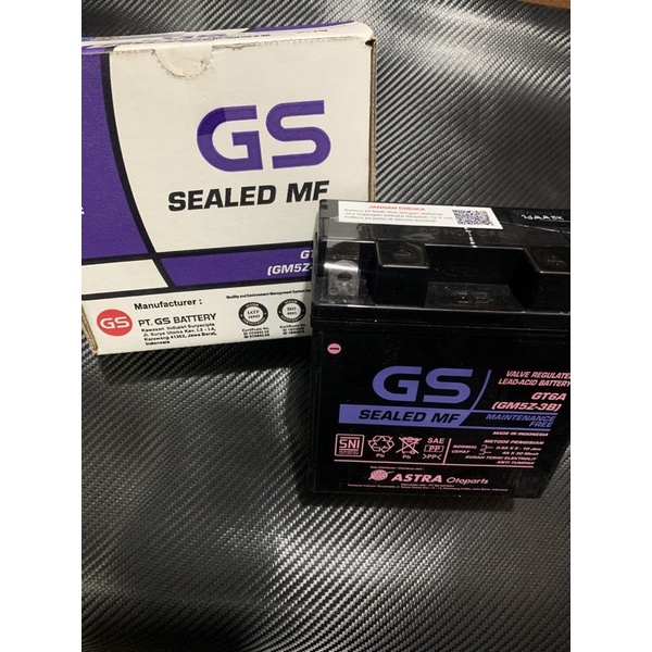 Aki GS GM5Z-3B(GT6A) /Aki Gs Astra Supra,Mio,jupiter z,Grand/Aki Gs Astra Kering