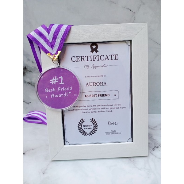 SERTIFIKAT CUSTOM | KADO BIRTHDAY, ANNIVERSARY, PACAR, TEMAN