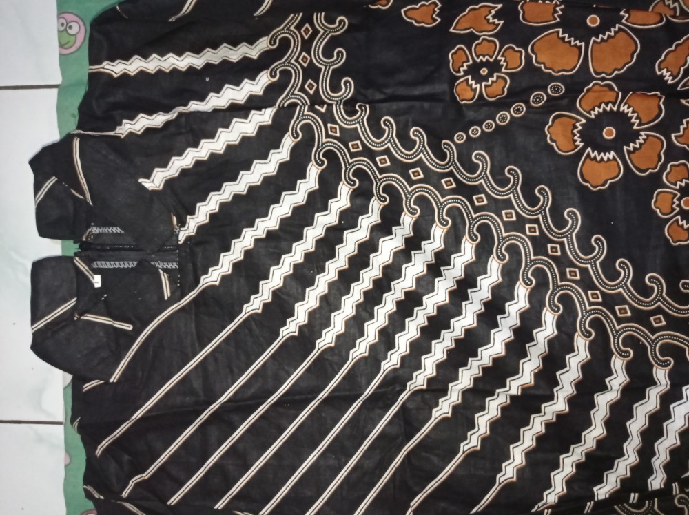 Size M L Xl Xxl Xxxl Bswart Batik Hrb026 Kenongo Hem Panjang Pekalongan M L Xl Batik Pria  Bw 002