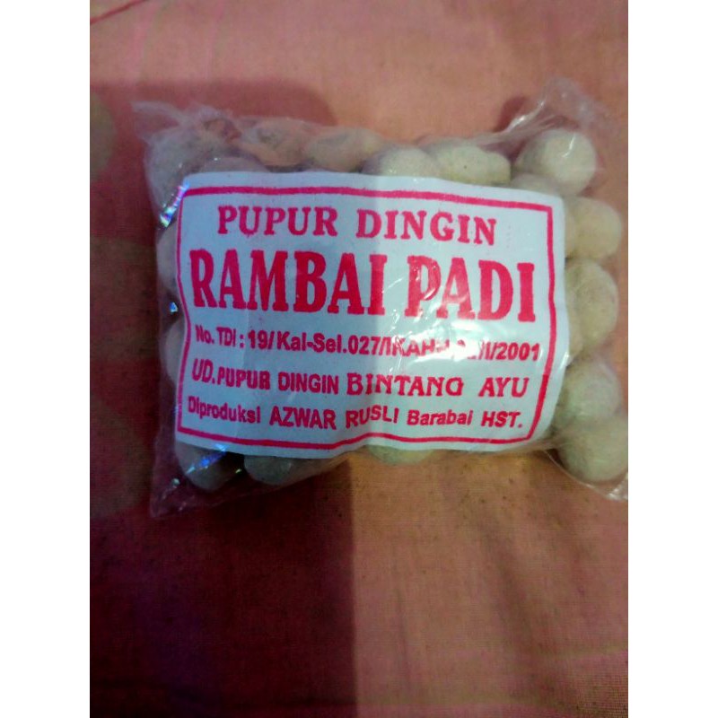 pupur rambai padi