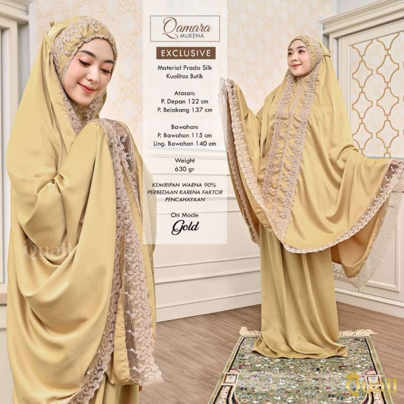 Mukena Eksklusif Quail Model QAMARA