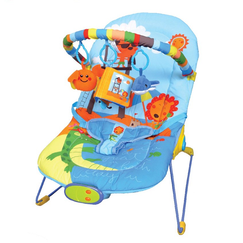 sugar baby premium healthy bouncer bayi 3 recline   fun dino   a great beach day   sugarbaby baby bo