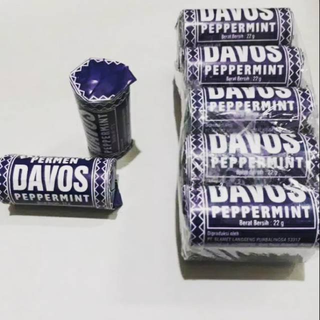 

Permen Davos Peppermint Extra Strong isi 10 butir