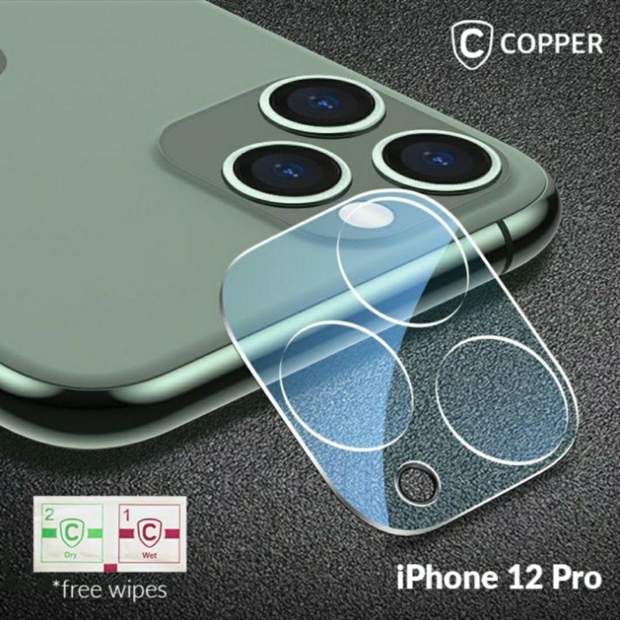 SCREEN PROTECTOR ANTI GORES KAMERA IPHONE 12 PRO 6.1 INCH FULL COVERAGE - FA