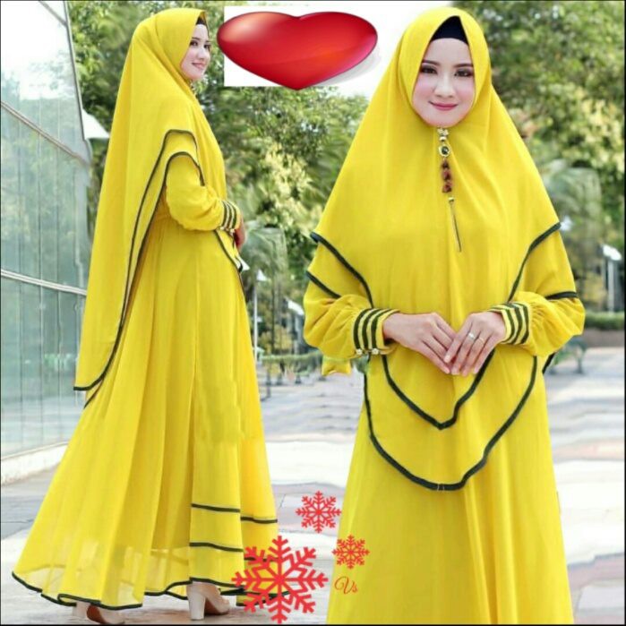 Dress Dohia - Pakian Wanita - Dress Muslim Wanita Terbaru
