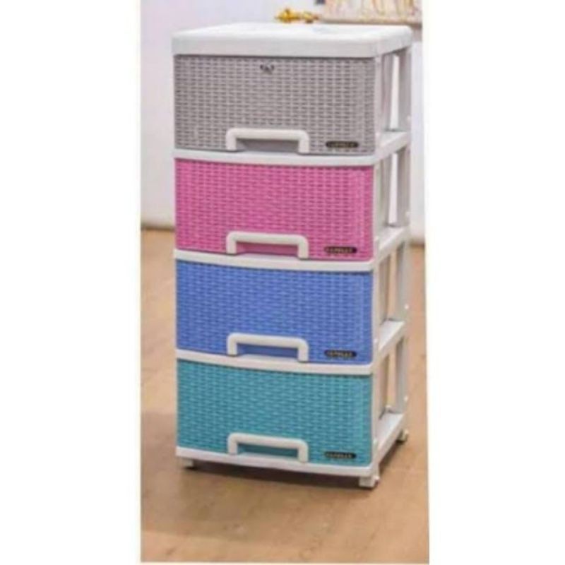 Lemari Laci Plastik / Container Napolly Contan 400 BB K1 ORI