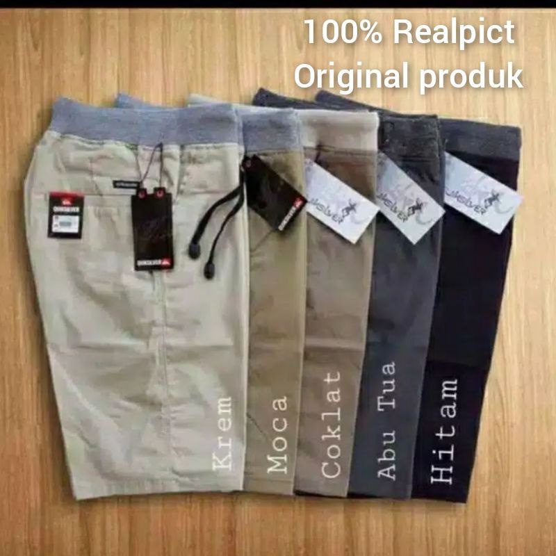 [Bisa COD] Celana Pendek Pria Cowok Dewasa Chino  Chinos Katun original