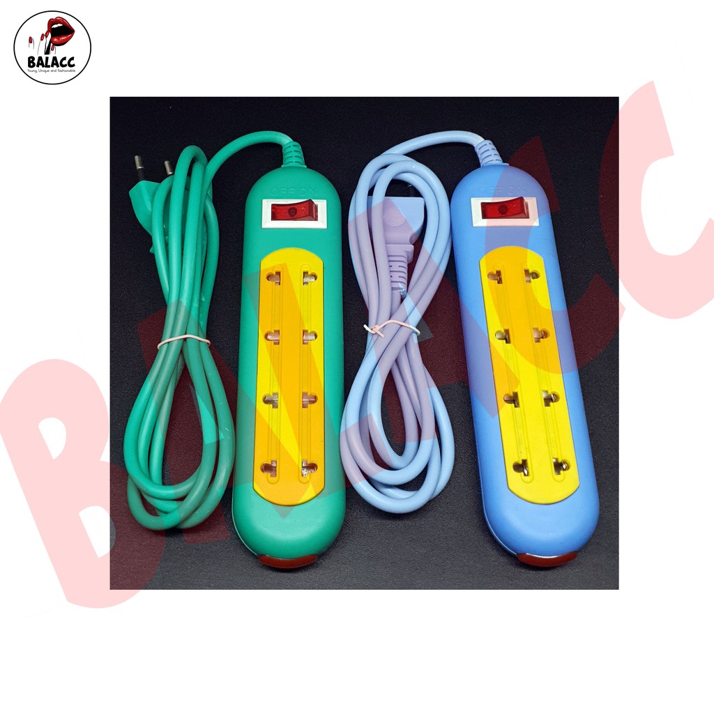 Stop Kontak 4 Lubang 1.5 Meter Canare / Colokan Listrik 4L 1.5m / Terminal Stopkontak Canare 4 lubang