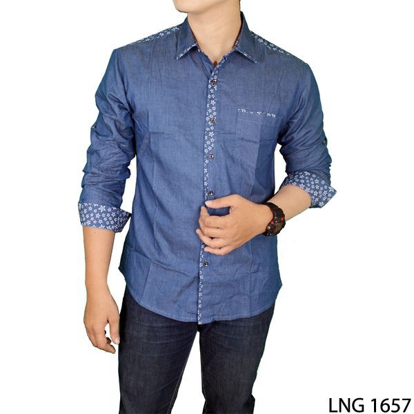 Mens Casual Long Sleeve Stylish Slim Fit Shirts - LNG 1657