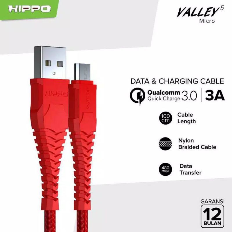 Hippo Valley 5 USB Type C, Lightning &amp; Micro