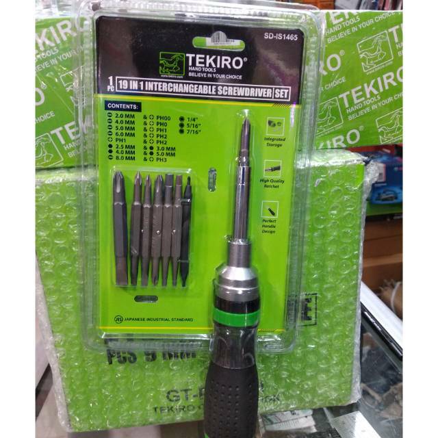 Jual Obeng Set In Tekiro Japan Shopee Indonesia