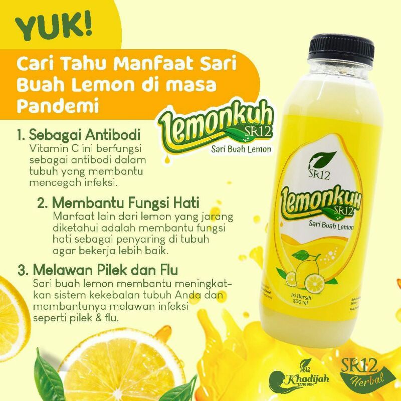 

SR12 LEMONKUH/SARI LEMON ASLI/HALAL