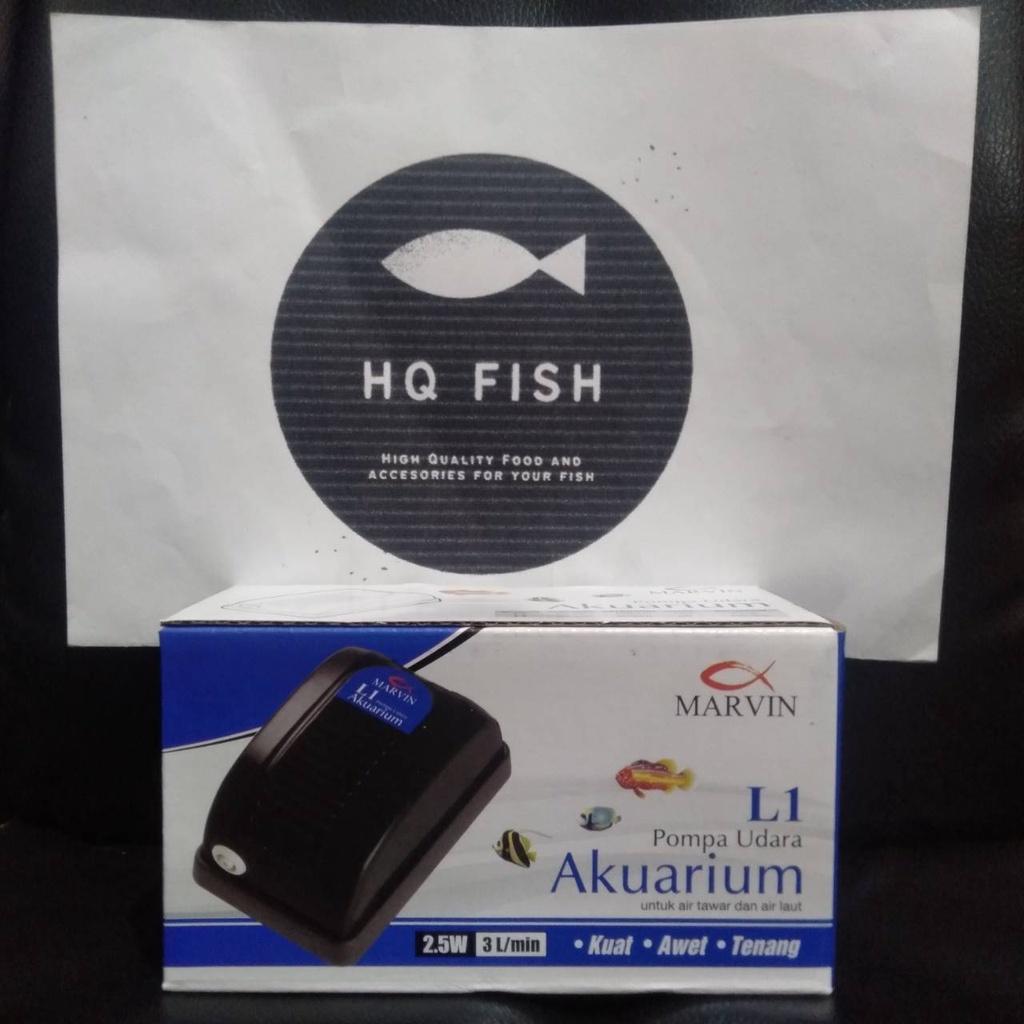 L1 MARVIN AIRPUMP 2.5 WATT AERATOR 1 LUBANG AERATOR AQUARIUM