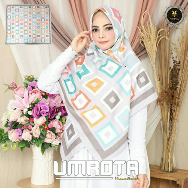 Segiempat jumbo Yeffa scarf / segiempat syar'i/ kerudung jumbo/ jilbab syar'i