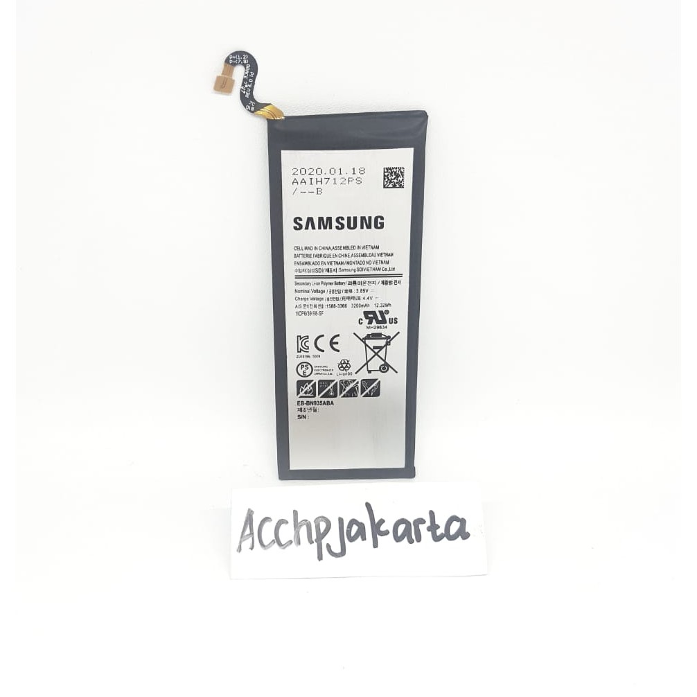 Batre Baterai Samsung Galaxy Note 7 N930 N935 Original 100% Batrei Baterry Batrai Samsung Note7 Ori