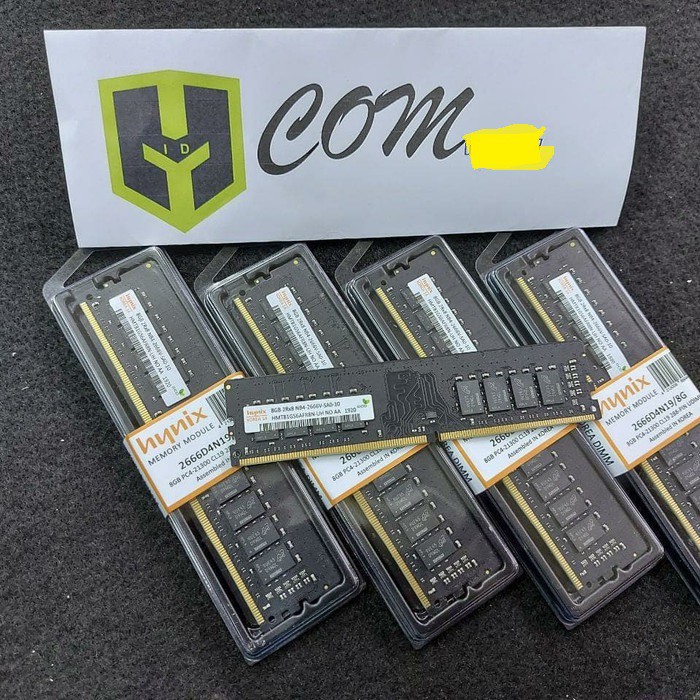 RAM /MEMORY DDR4 8GB HYNIX PC 2666 DOUBLE IC LIFETIME WARRANTY