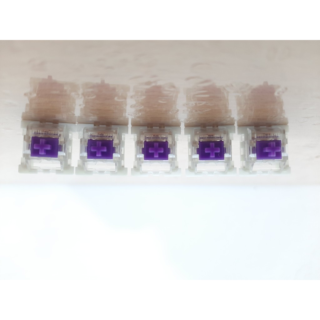 OUTEMU Mechanical Switch SMD RGB - BLUE, RED, BROWN, BLACK, TEAL & PURPLE-6