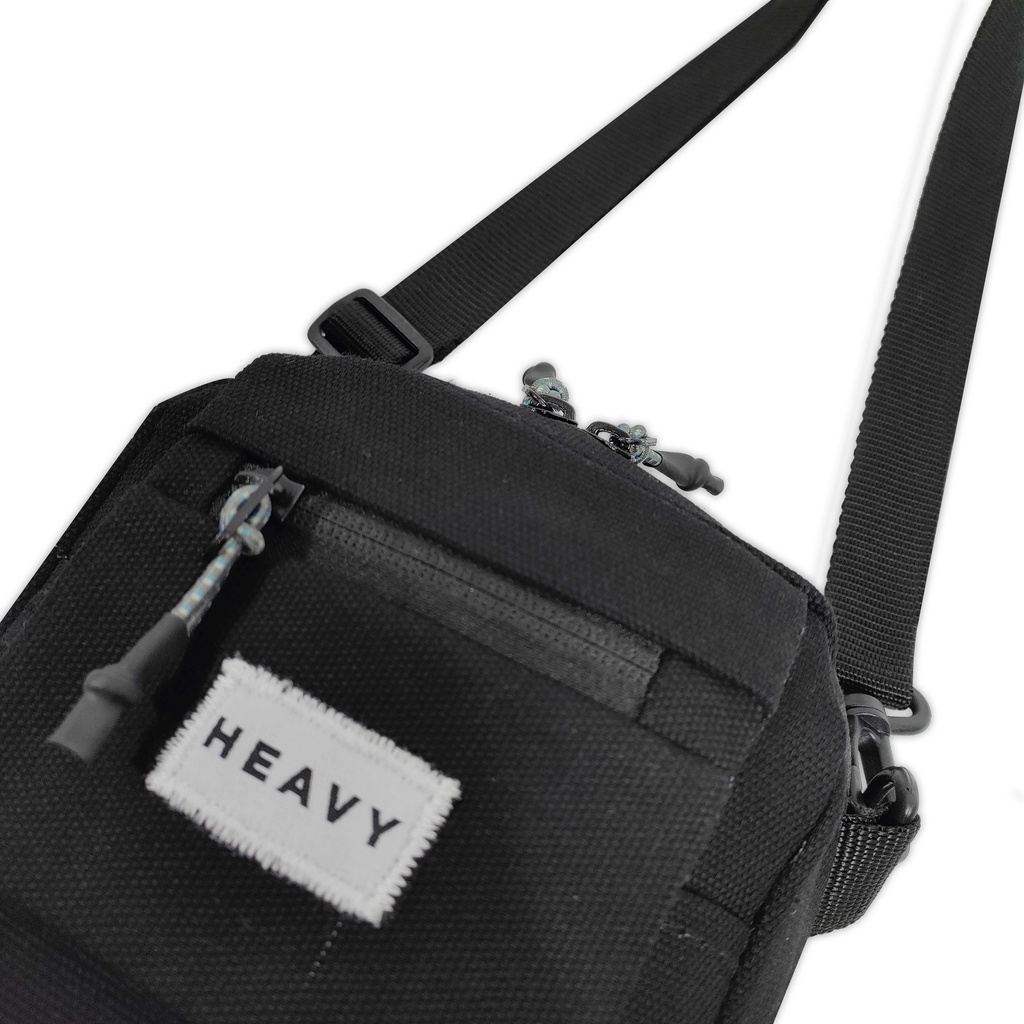 Heavy Tas Selempang Pria Casual Pouch - Sling Bag Heavy Unisex Kanfas - Tas Pria kanvas Shoulder Bag