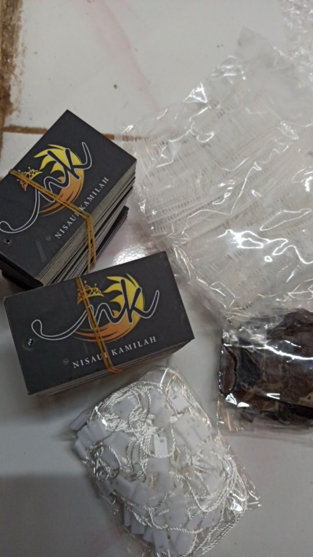 Tali Hangtag Benang | Tali Hangtag Murah / Hang Tag