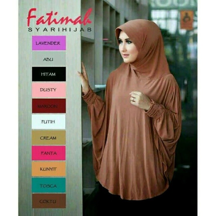 TERLARIS - JILBAB/HIJAB BERGO TANGAN FATIMAH / GROSIR JILBAB / JILBAB INSTAN / SY