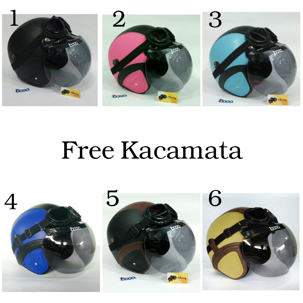 Matrix Helm Bogo Free Kacamata Retro Shopee Indonesia