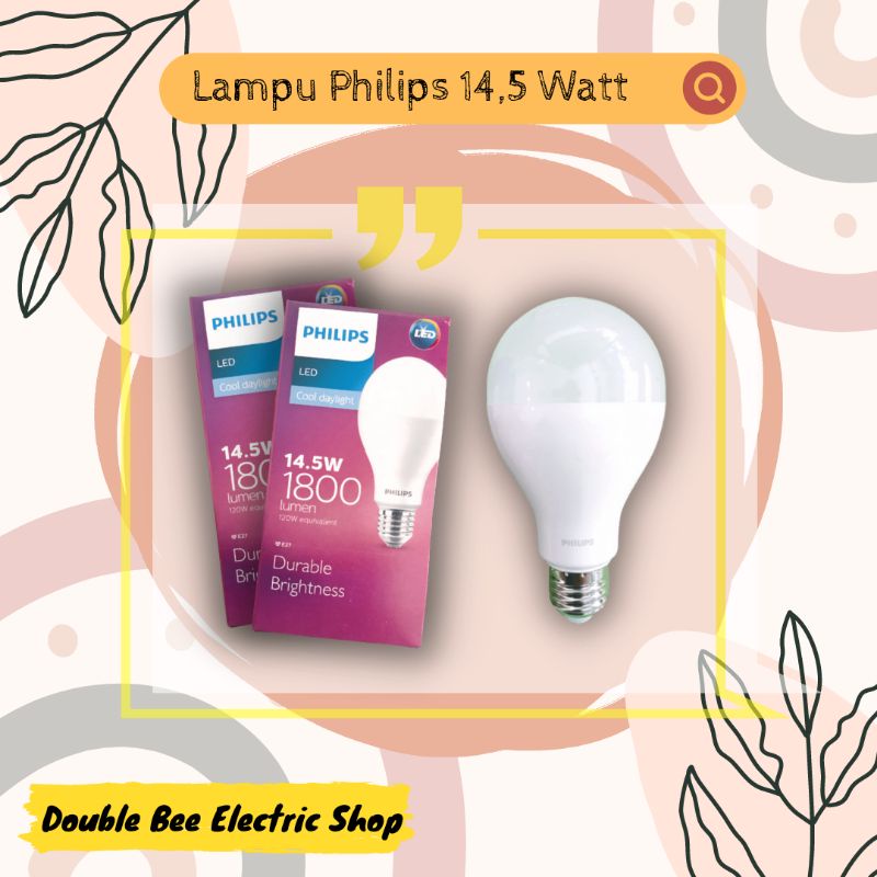 Lampu Philips LED 14,5 watt
