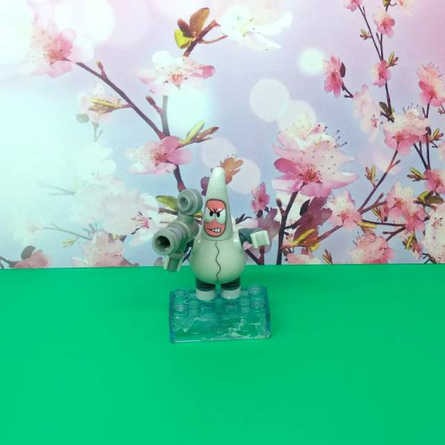 Spongebob Squarepants Patrick star Silver by Mega Bloks