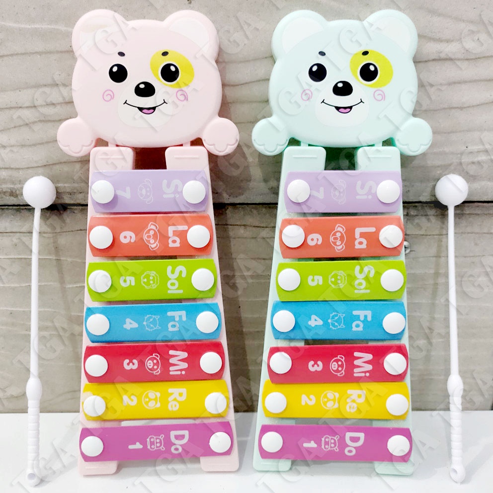 Xylophone Bear Mainan Alat Musik Kolintang Anak